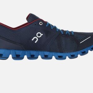 On Running Men's Black and Red Athletic Shoes